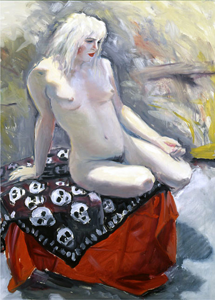Scull-Scarf-48x36
